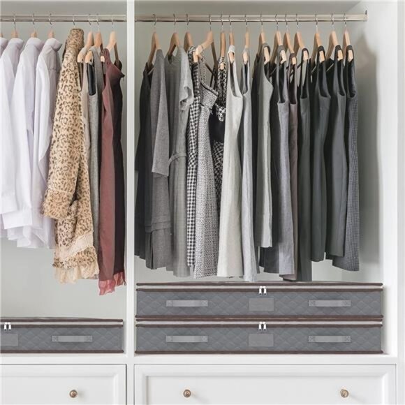 Under Bed Storage Bag 6 Pack Underbed Storage Containers Large Capacity Clothes - Picture 6 of 8